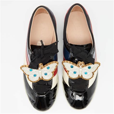 gucci butterfly shoe|Gucci falacer butterfly.